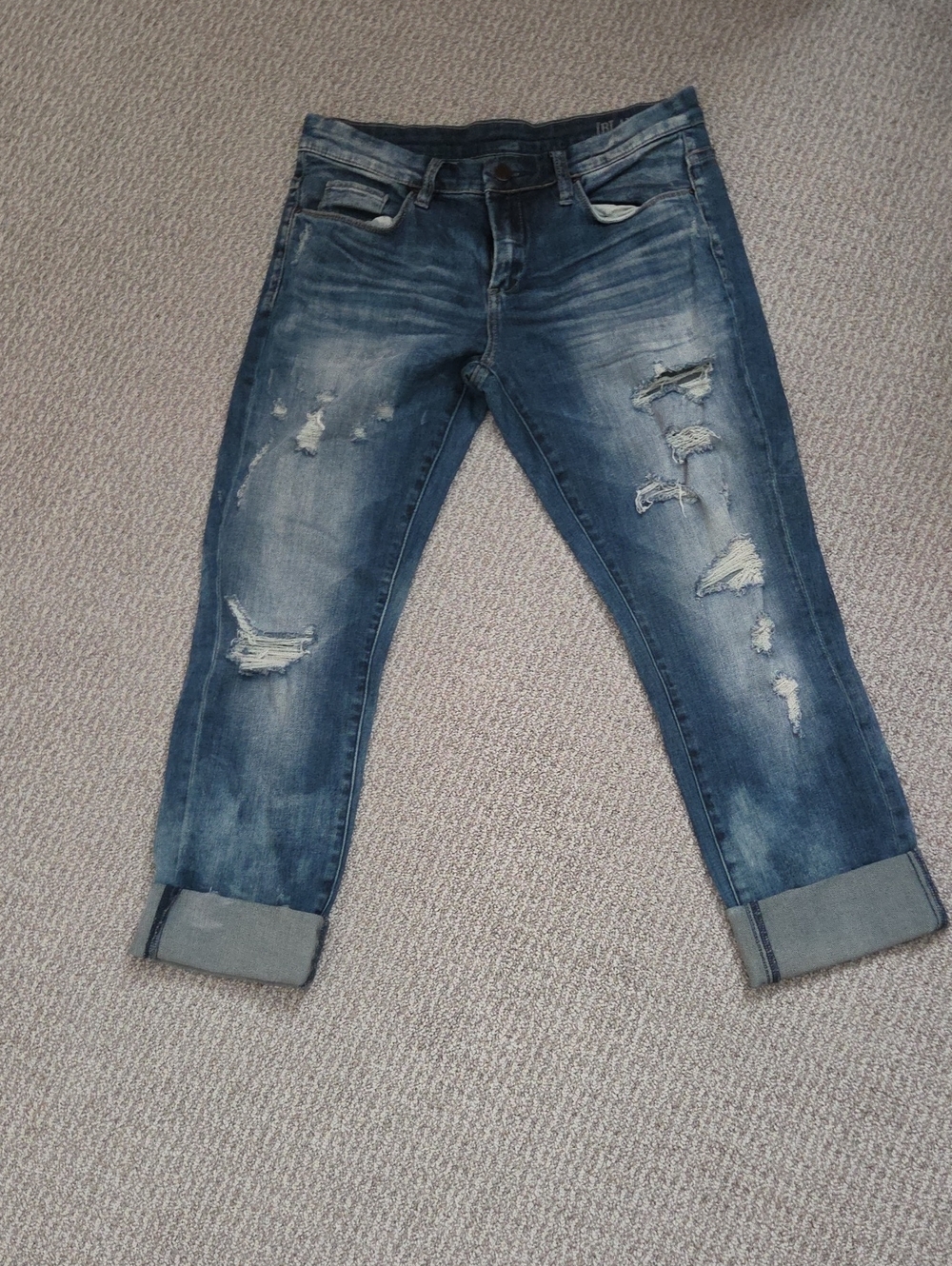 [BLANKNYC] Distressed Women's Blue Boyfriend Jeans